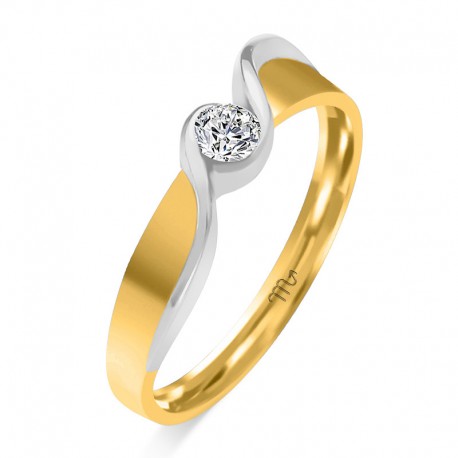 Pierścionek złoty S-77