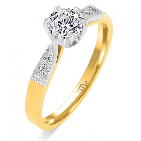 Pierścionek złoty S-81