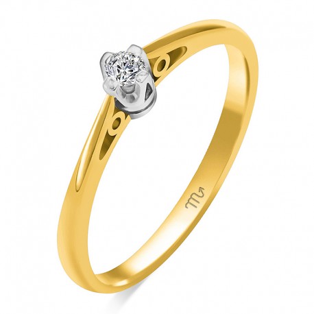 Pierścionek złoty S-111