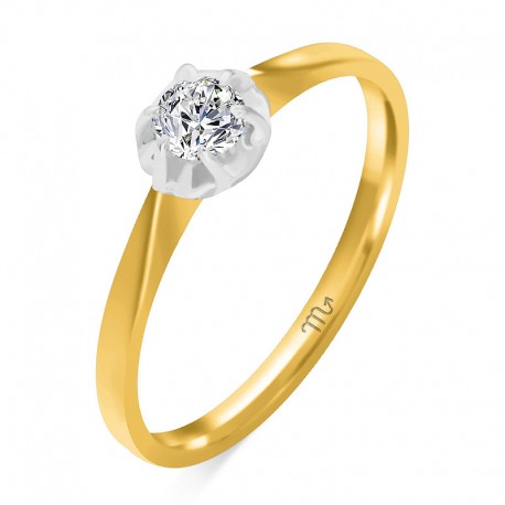 Pierścionek złoty S-34