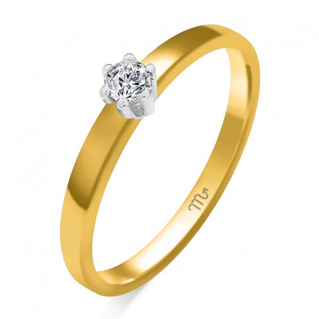 Pierścionek złoty S-38