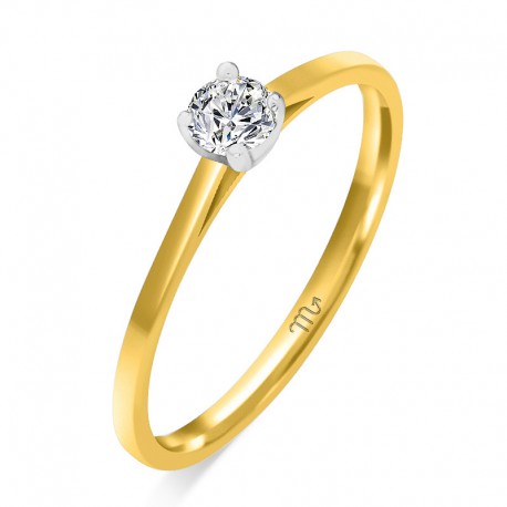 Pierścionek złoty S-43