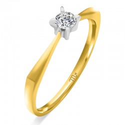 Pierścionek złoty S-45