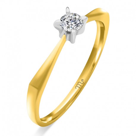 Pierścionek złoty S-45