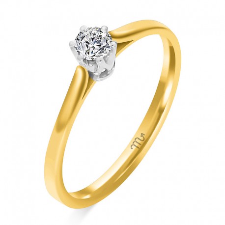 Pierścionek złoty S-49