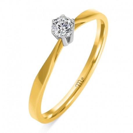 Pierścionek złoty S-51