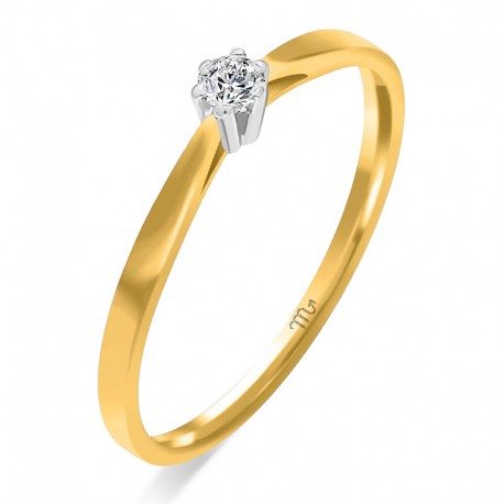 Pierścionek złoty S-54